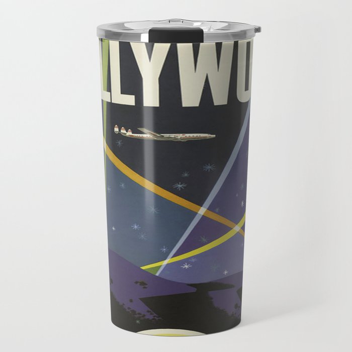 Vintage poster - Hollywood Travel Mug