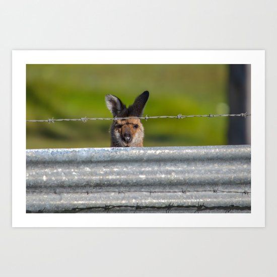 Can I come in? Art Print