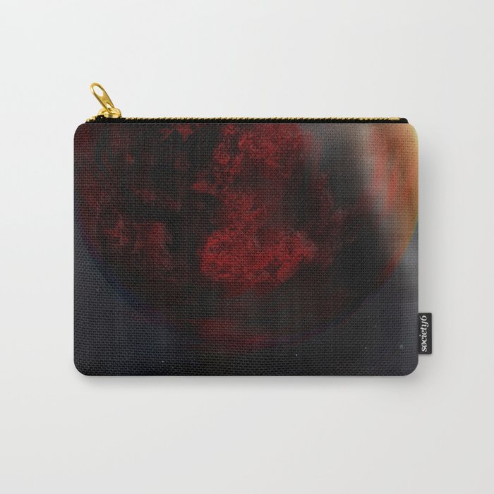 Red Glitch Planet Carry-All Pouch