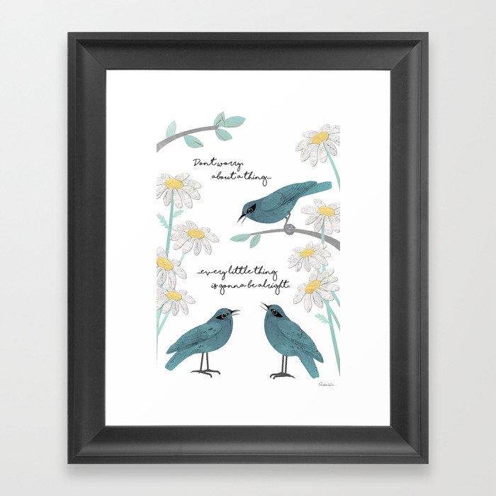 Three Little Birds (Parts 1 and 2) Framed Art Print