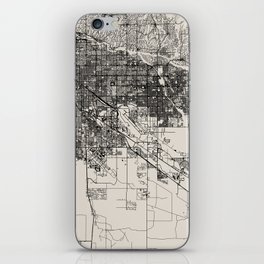 Tucson USA Map Illustration - City Map Drawing -  iPhone Skin