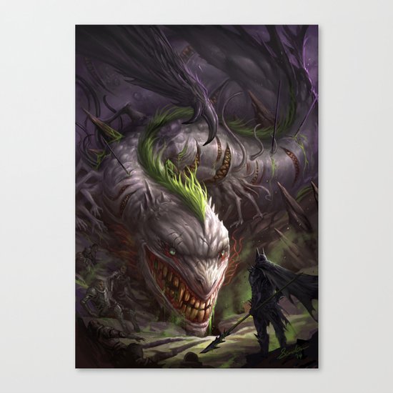 Chaos Wyrm Canvas Print