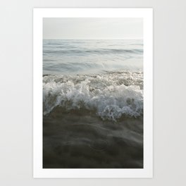 Blue Ocean Wave | Beach Landscape Photography  Art Print