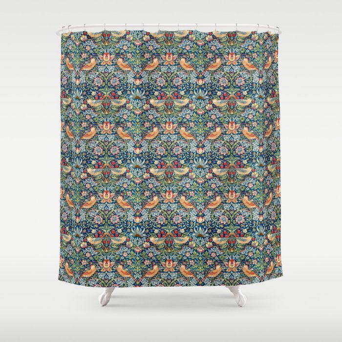 Strawberry Thief by William Morris Shower Curtain