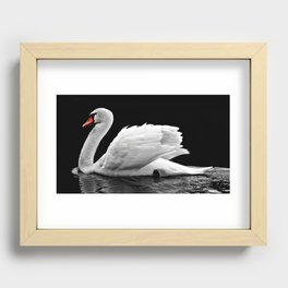 white water bird  Recessed Framed Print