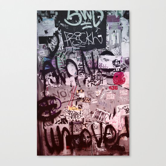 Writing's on the Wall Canvas Print