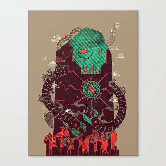 Operate, Annihilate Canvas Print