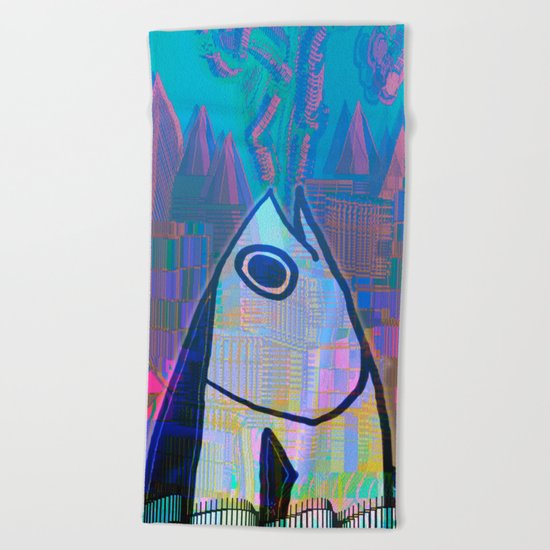 Tuna in Atlantis 31-07-16 Beach Towel