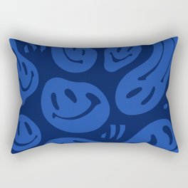 Cool Blue Melted Happiness Rectangular Pillow