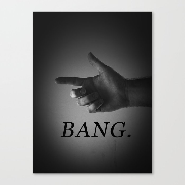 BANG. Canvas Print