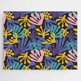 Abstract modern pattern. Contemporary modern art plant Jigsaw Puzzle