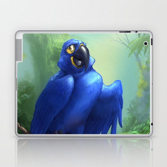 Moseley the Hyacinth Macaw Laptop & iPad Skin