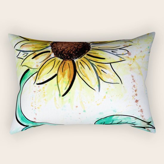Sunflower Rectangular Pillow