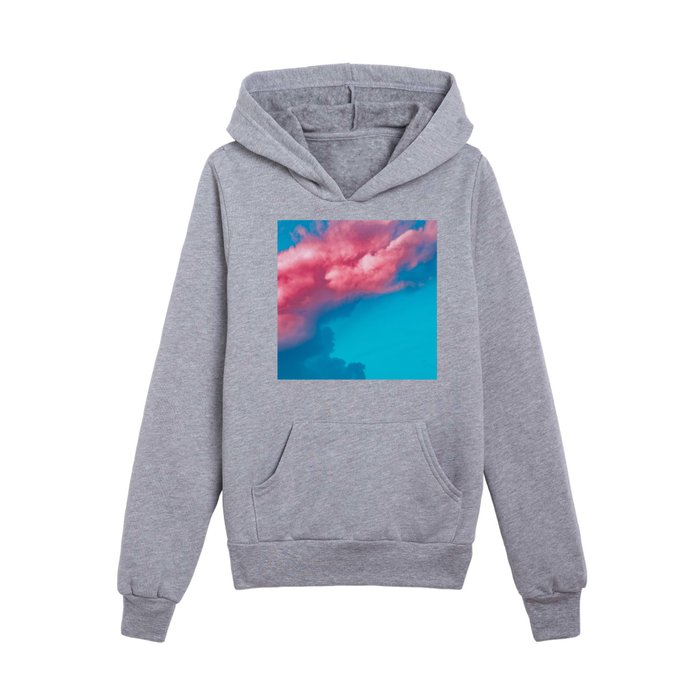 Cotton Candy Sky Kids Pullover Hoodie