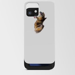 Smiling Ferret Selfie Funny iPhone Card Case