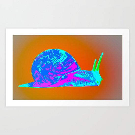 Snail Art Print