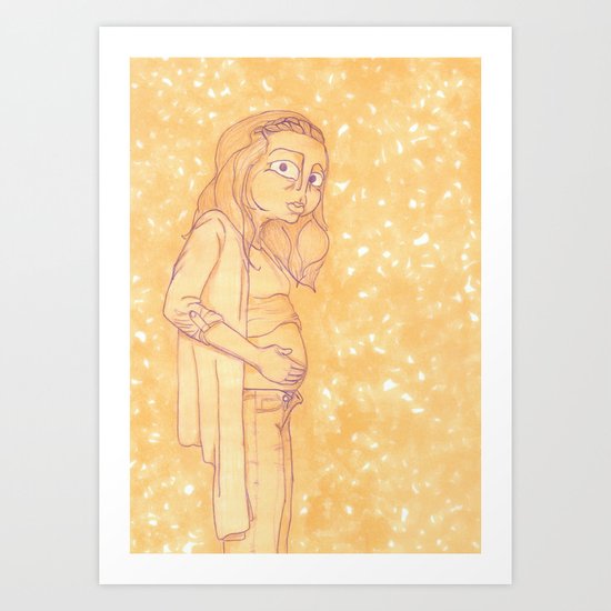 Food-Baby Art Print