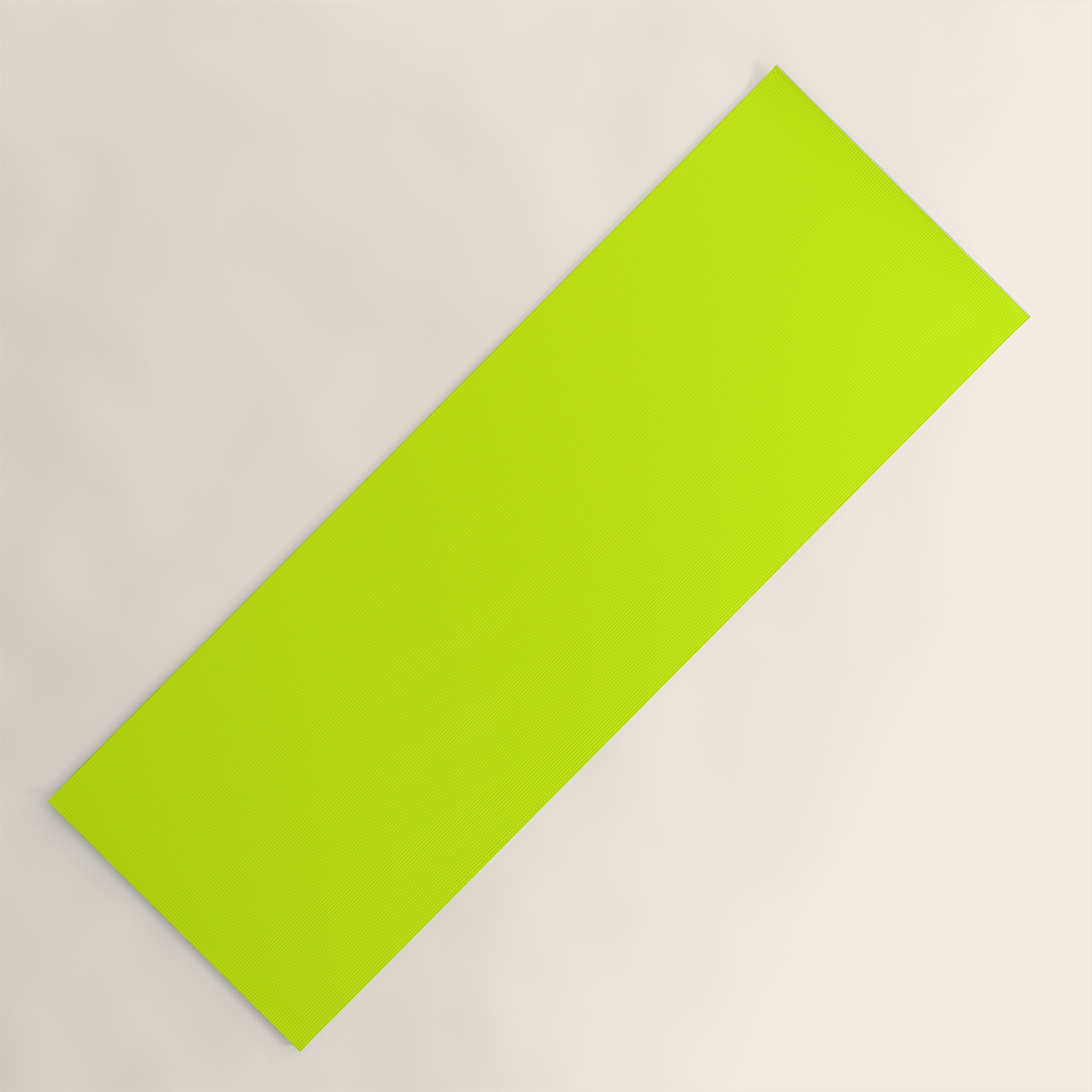 lime green yoga mat