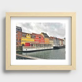 Homes With a View Recessed Framed Print