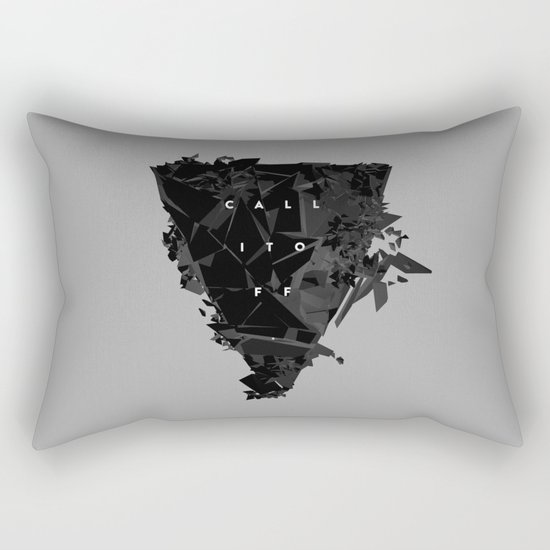 Call It Off Rectangular Pillow