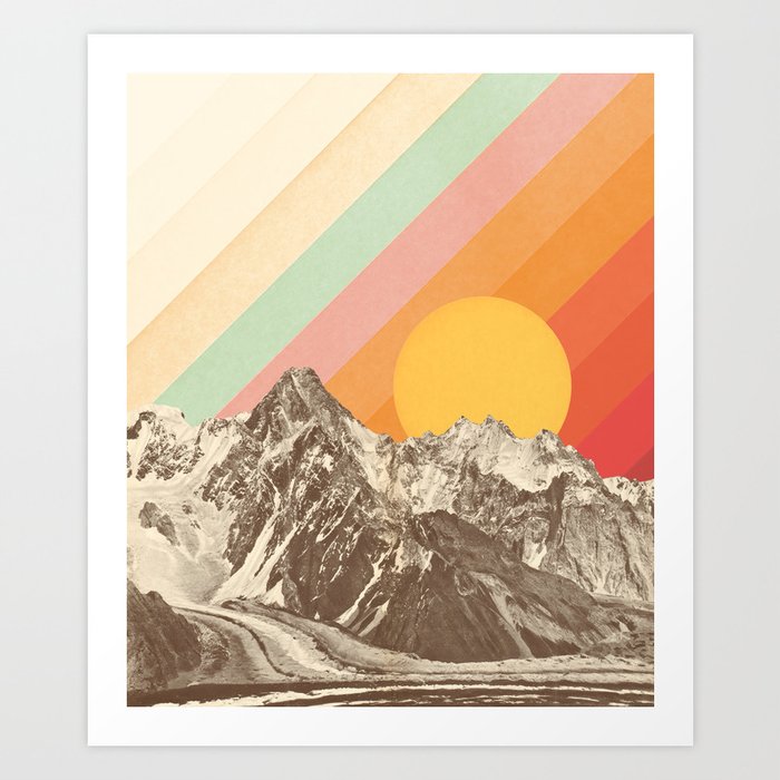 Mountainscape 1 Art Print