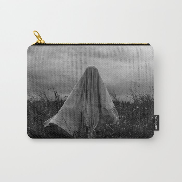 Ghost in the Field - Wide Carry-All Pouch