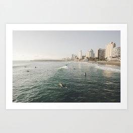 Durban Surf Art Print