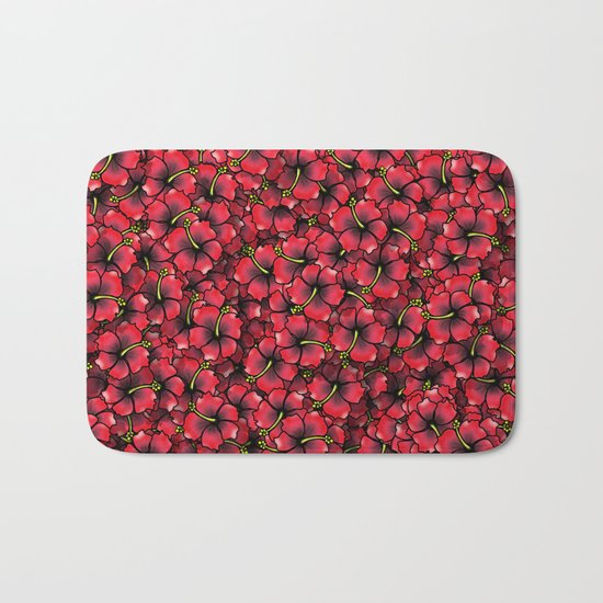 Hibiscus Bath Mat