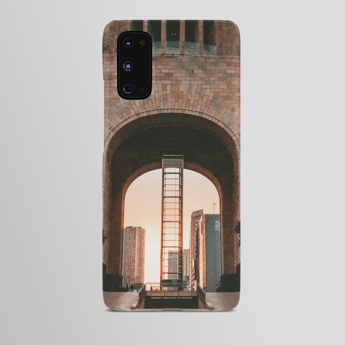 Mexico Photography - Beautiful Monumental Building In The Evening Android Case