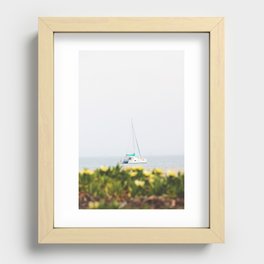 Lone Sailor Recessed Framed Print