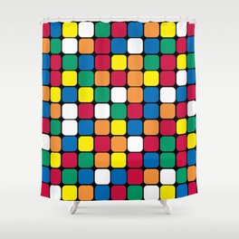 Rubik's cube Shower Curtain