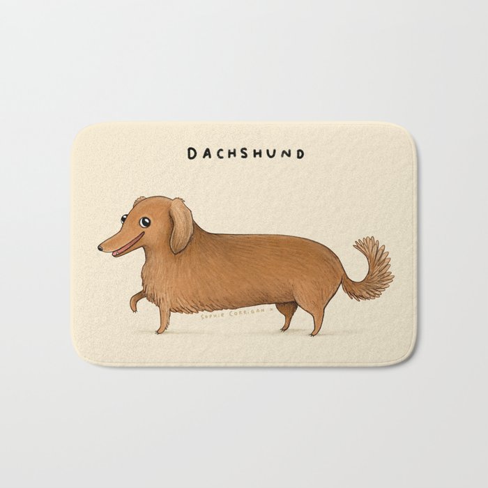 Dachshund Bath Mat