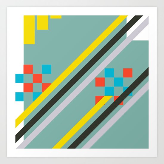 Squarely Art Print
