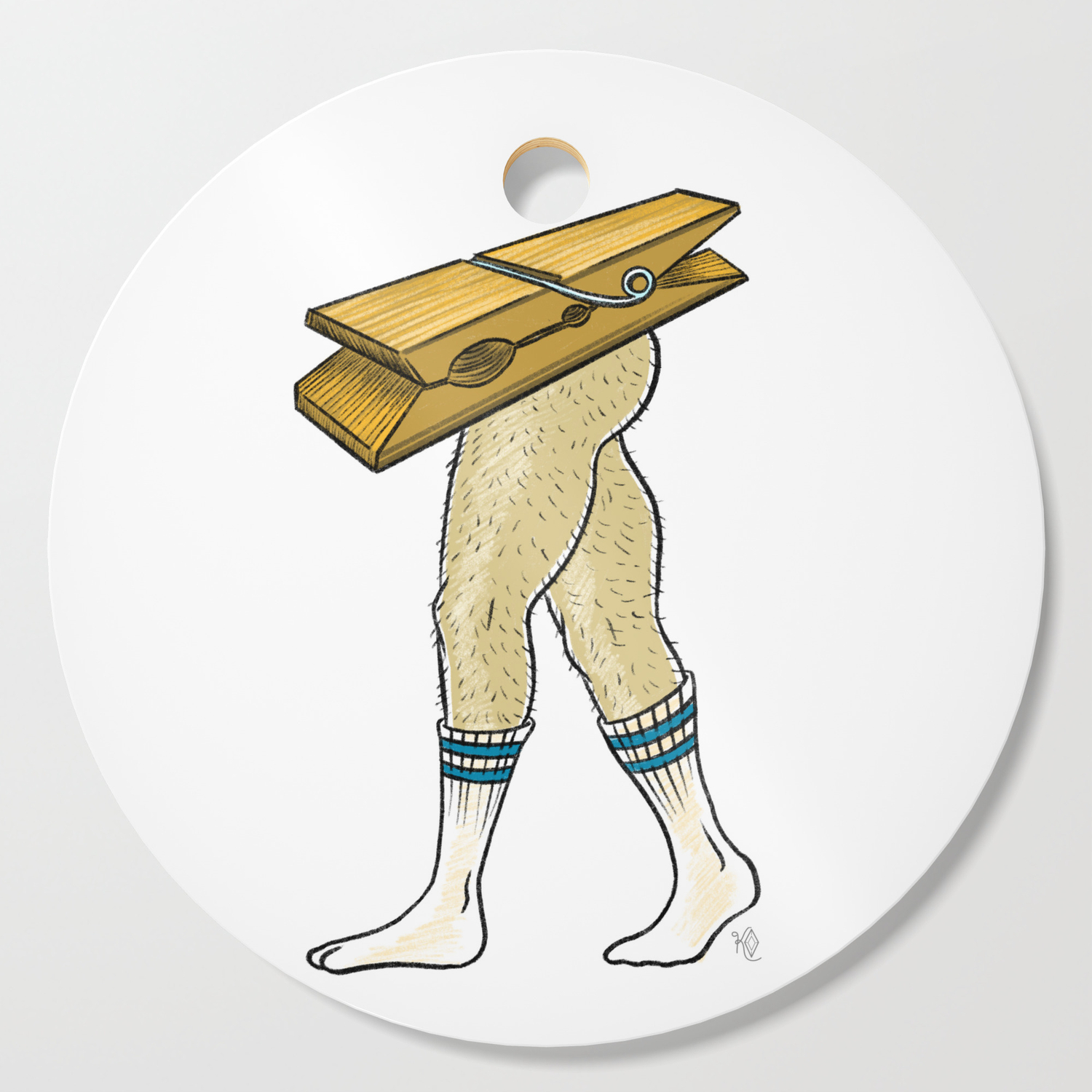 clothespin legs
