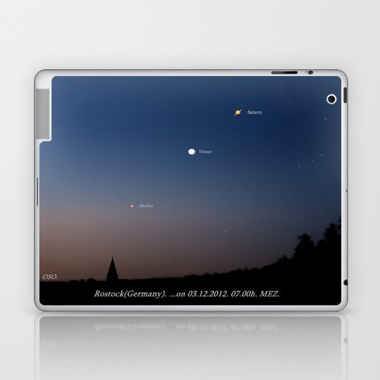 Southeast sky before sunset. Laptop & iPad Skin