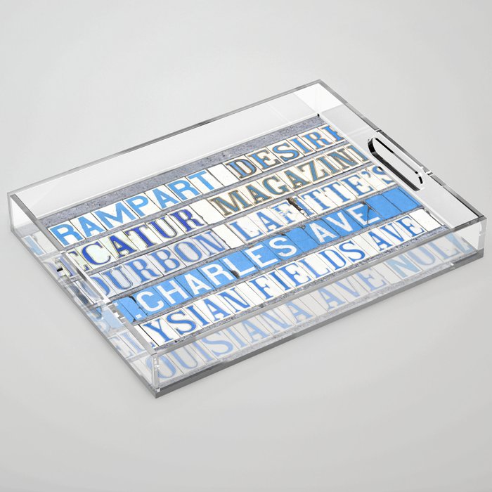 New Orleans Street Names Tile Art Word Typography Letters French Quarter  Uptown Marigny Android Case by Kim Rose Adams