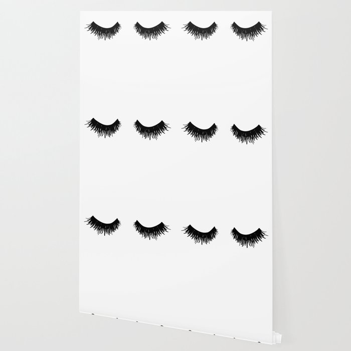 Eyelashes Lashes Art Wallpaper By Sweetwaterdecor Society6