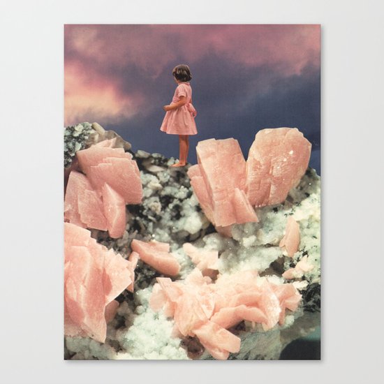 ROSE QUARTZ Canvas Print