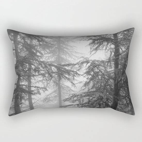 Wandering.... Mono Rectangular Pillow