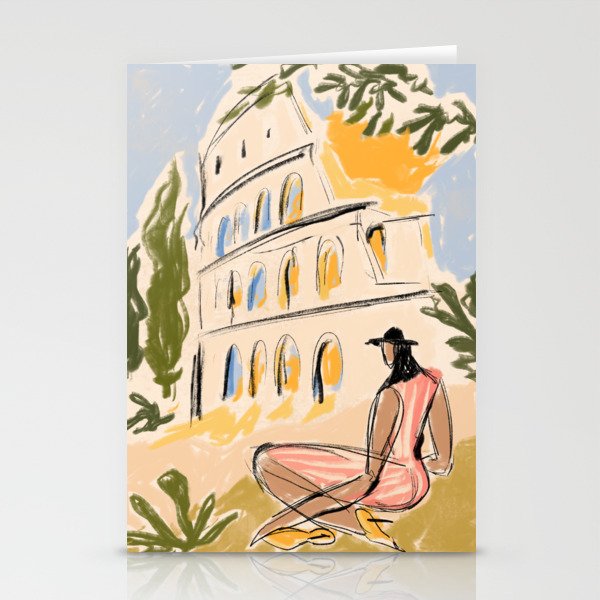 When in Rome Stationery Cards