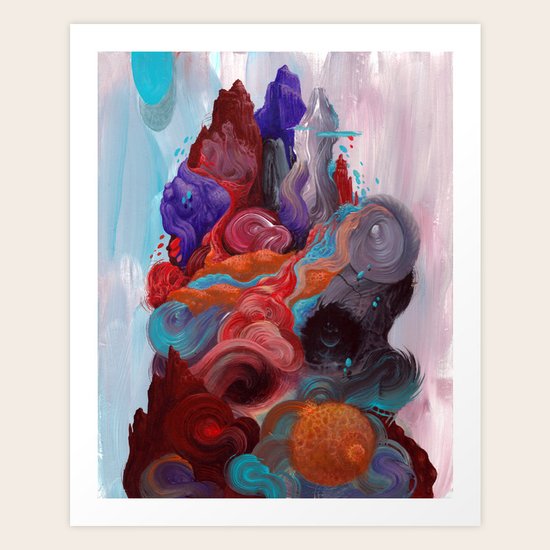 Magic Mountain Art Print