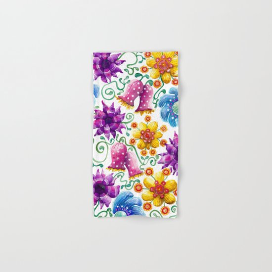 Summer Flowers Hand & Bath Towel