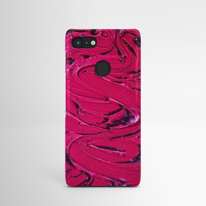 Magenta acrylic painting Android Case