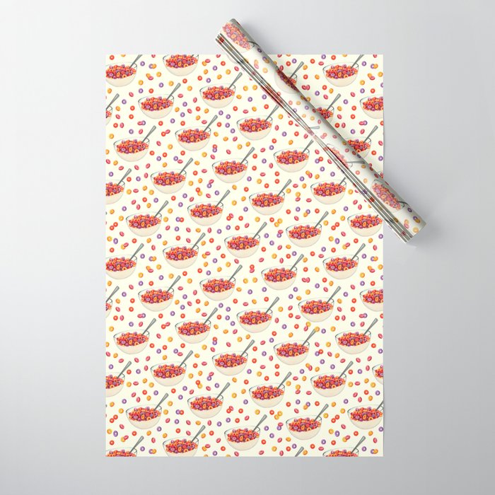 Fruit Cereal Pattern Wrapping Paper