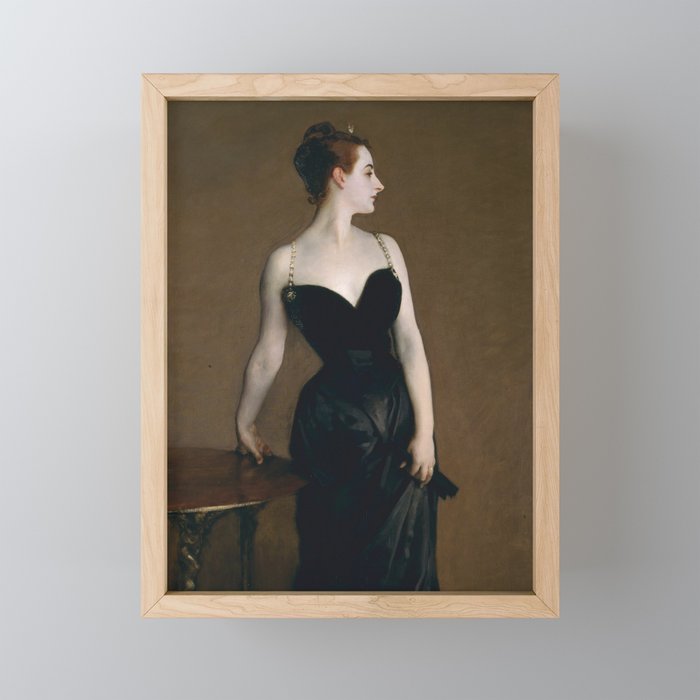 Madame X by John Singer Sargent Framed Mini Art Print