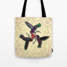 DANCING HUMMERS Tote Bag