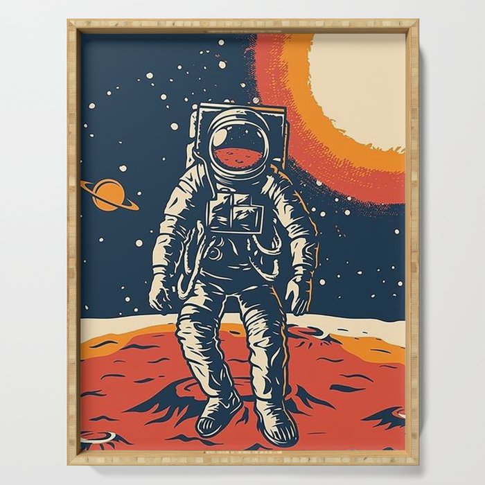 Astronaut Serving Tray