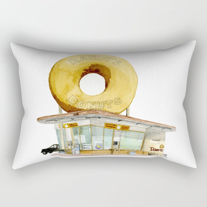Randy's Donuts Rectangular Pillow