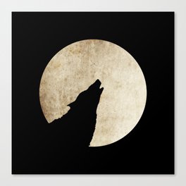 Wolf night 2 Canvas Print