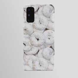 Mini Powdered Sugar Donuts Photo Pattern Android Case